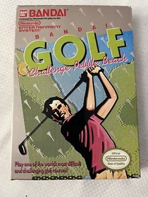 NES Bandai Golf: Challenge Pebble Beach Near Mint Condition Complete CIB