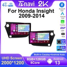 For Honda insight 2009-2014 CarPlay Android Car Radio GPS Stereo Player Screen