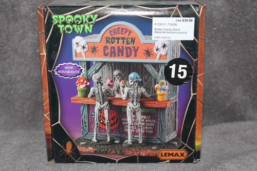 Lemax Spooky Town 2023 'Rotten Candy Stand' #33612 Halloween - NIB NRFB