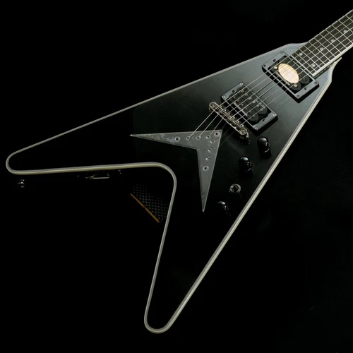 Epiphone Dave Mustaine Flying V Custom Black Metallic guitar w/hard case