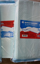 LOT OF 2- 30 TOTAL - 15 SPC Quilted Under Pads 30" x 36" Maximum Protection-New
