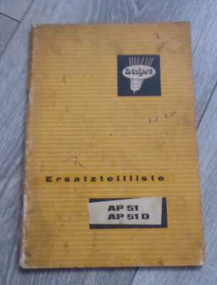 Welger Baler AP51 + AP51D Parts List