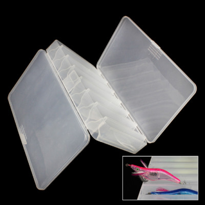 Double Sided 14 Compartments Fishing Lure Bait Hooks Tackle Storage Box Case