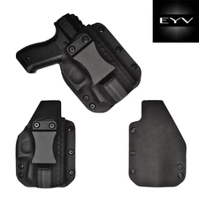 EYV IWB Hybrid Leather/ Kydex Holster - Pepper Gun 2.0 Mace Brand - Right hand
