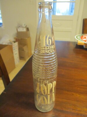 TOP COLA 16 OUNCES 6 EXTRA 10-59 OUNCES TOPP COLA BOTTLING ATLANTA GA G-1936