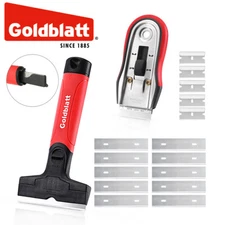 Goldblatt 2PCS Razor Blade Scraper Razor Scraper Tool Razor Holder W/15PCS Blade