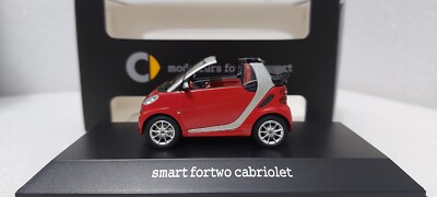 1/43 Smart / スマート fortwo cabrio Smart Fortwoo Cabriolet Open 2011 Red 1:43 Spark Dealer