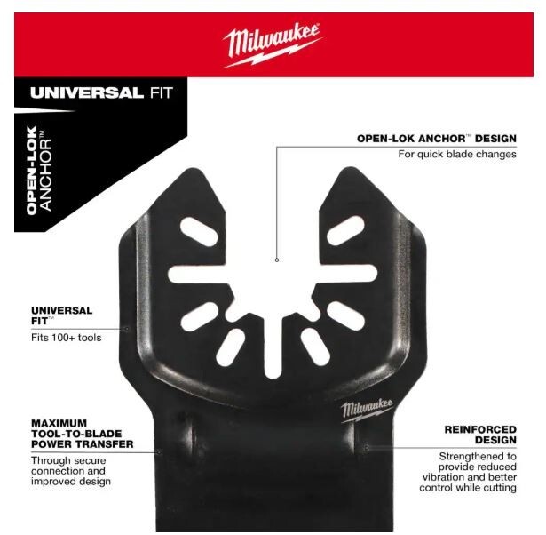 5-Piece Multi-Tool Oscillating Blade Kit for Versatile Cutting