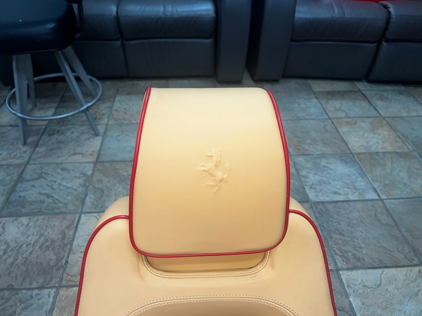 Ferrari F430, LH + RH, Front Seats, Power Units Removed, Beige/Red, Used