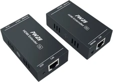 HDMI Extender 1080p@60Hz, 3D, Over Single Cat5e/Cat6/Cat 7 Cable Full HD Uncomp