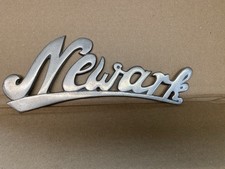 Newark New Old Stock License Plate Topper Newark New Old Stock License Plate Topper