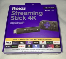 New & Sealed Roku Streaming Stick 4K HDR Dolby Vision, Wi-Fi Device SKU # 3820R2