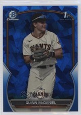 2023 Bowman Chrome Draft Sapphire Edition Quinn McDaniel #BDC-136 17tm