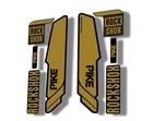 Rock Shox PIKE 2014 Mountain Bike Cycling Decal Kit Sticker Adhesive Gold