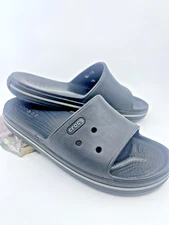 Crocs Unisex Crib Men’s 9 Women’s 11 Slip on Sandal Shoes Black Beach