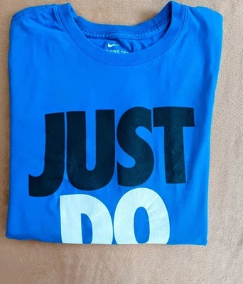 T-Shirt Nike Sportswear Just Do It - Bleu taille M - Photo 1/4