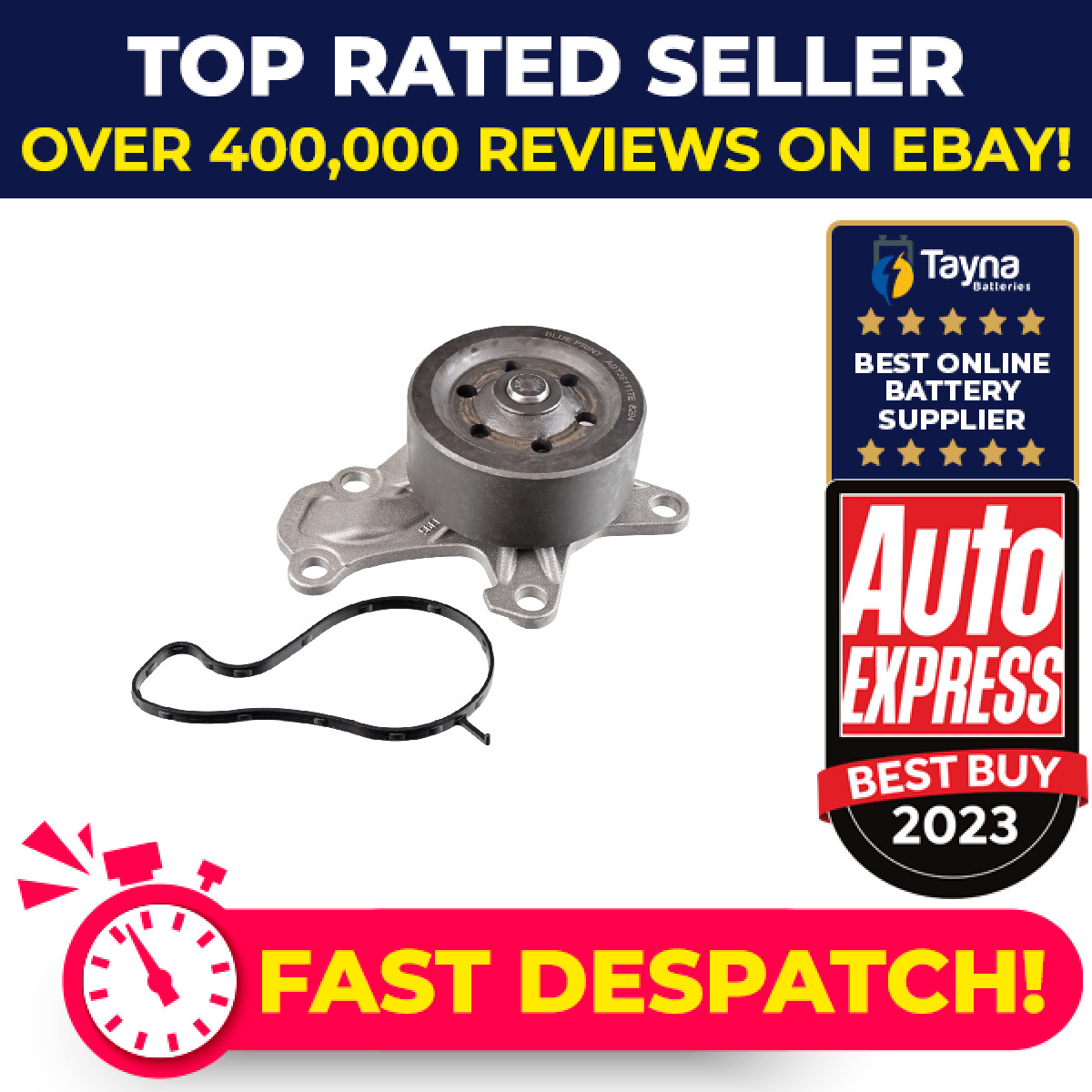 Water Pump ADT391117 Blue Print Coolant 1611550180 1623561980 1637834480 Quality