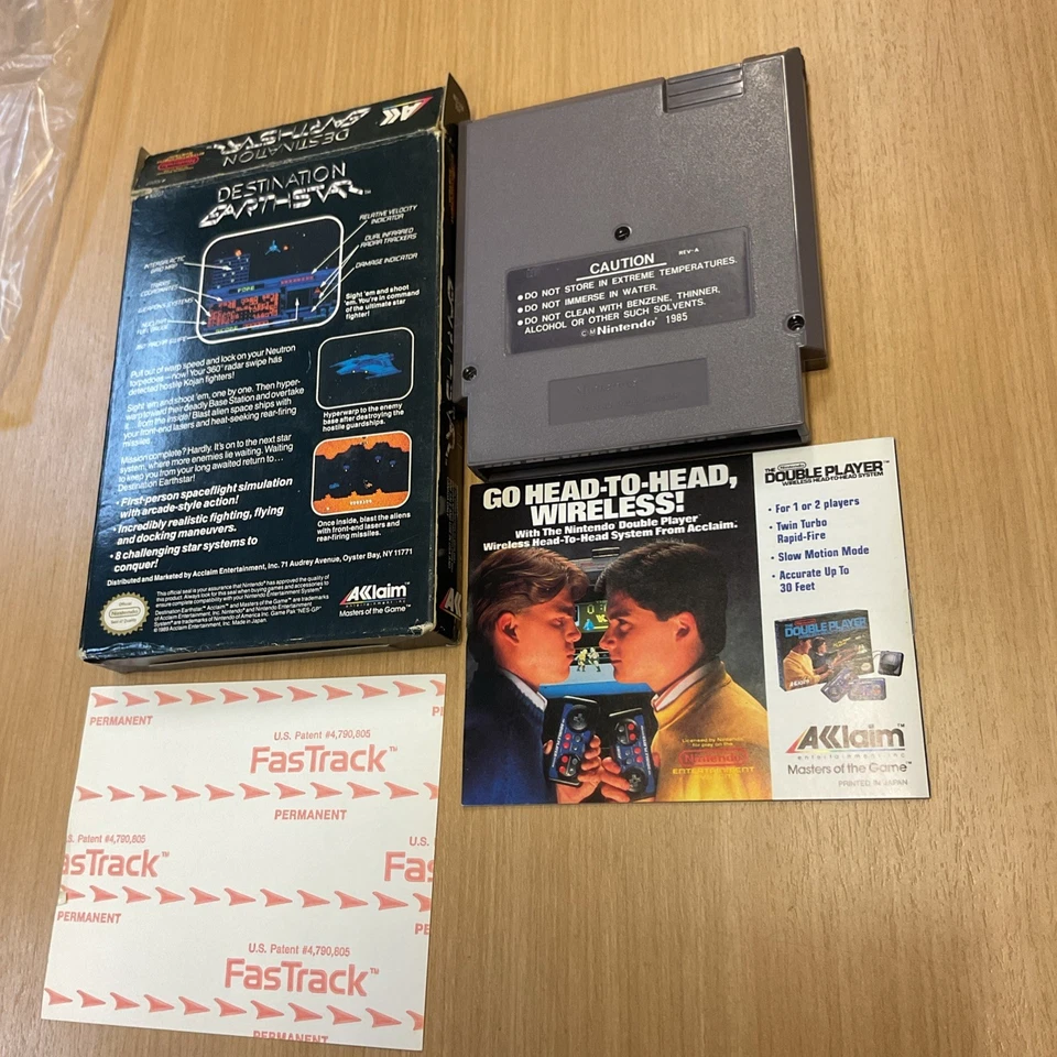 Destination Earthstar NES Nintendo Entertainment System Complete In Box CIB - Image 2 of 2