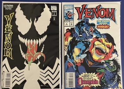   Venom The Enemy Within #1 + #3 *TWO ISSUE LOT* (Marvel 1993) COMBINE SHIP  