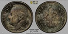 1946 S MS67 Roosevelt Toned Silver Dime PCGS 1946-S MS 67 Original Owner A1451