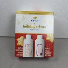 Dove Holiday Treats Body Wash Set Sugar Cookie  Frosted Plum Berry