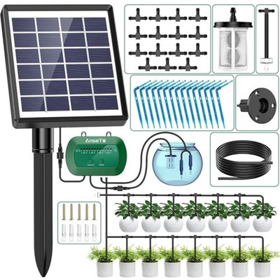 Bewässerungssystem, Solarbetrieben, Garten, Balkon, Greenhouse, Timer, Drip H...