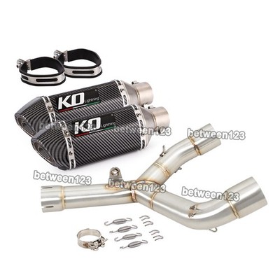 Full Exhaust System Muffler Pipe Header Mid For HONDA CRF450R 450RX 2015-2016