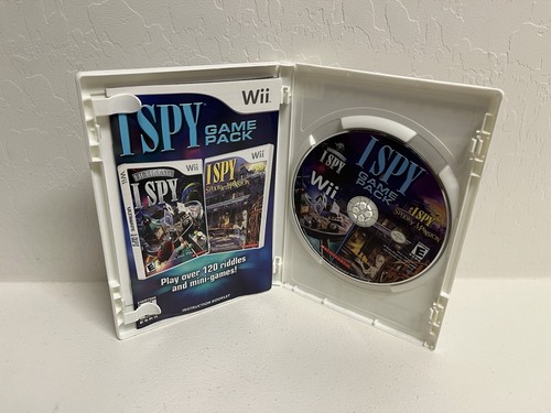 I Spy Game Pack Ultimate I Spy & I Spy Spooky Mansion Nintendo Wii Clean CIB - Picture 3 of 7