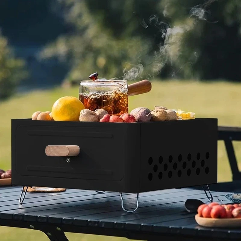 Outdoor Charcoal Portable Mini BBQ Grill Non-Stick Heating Stove Rack
Opens in a new window or tab