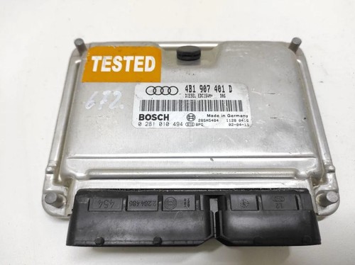 AUDI A6 Avant 4B5, C5 Motorsteuergerät ECU 4B1907401D 2.50 Diesel 32818442