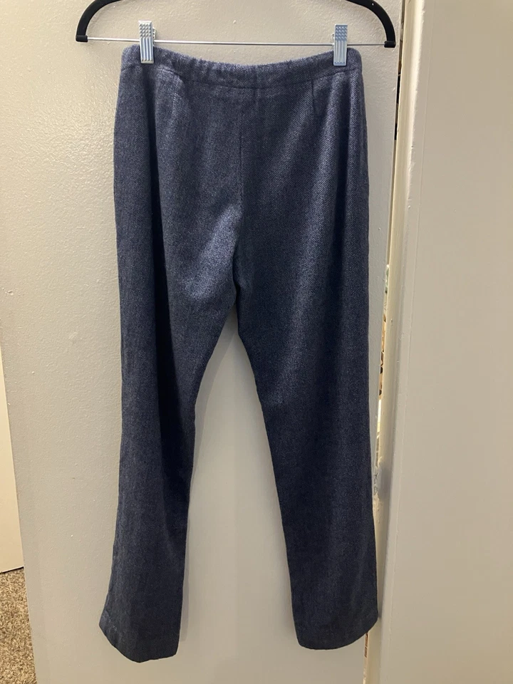 Pantalones Ralph Lauren Black Label Wonens Vintage Azul Tejido Talla 4 Union Label Foto 3 de 4