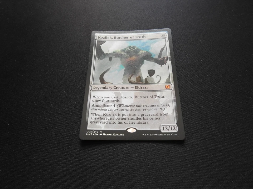 Kozilek, Butcher of Truth FOIL LP/MP [Modern Masters 2015] Mtg Free Tracking! - Image 2 of 3