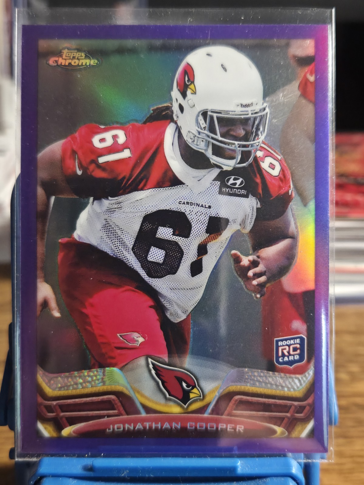 2013 Topps Chrome - Jonathan Cooper #120 Purple Refractor /499 (RC)