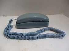 Vintage AT&T Trimline 230 Corded Telephone Wall Or Desk Blue Works See Video