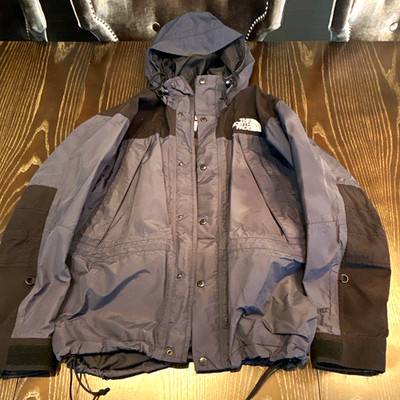 Vintage The North Face Men s M Gore Tex Black Gray Ski Shell Hooded Jacket