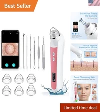 Professional Blackhead Remover Tool Set with HD Camera & 6 Suction Heads