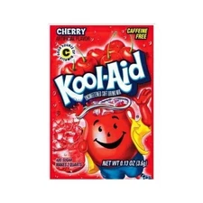 Kool Aid Cherry Drink Mix 15 Pack Caffeine Free Flavored Soft Drink Concentrate