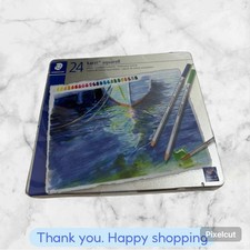 Steadler Colored Pencils Karat Aquerel 24 Colors 125 M24 BRAND NEW SHIPPING