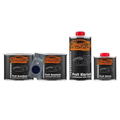 Autolack Set Dose für Ford J4 Deep Impact Blue Perl Indic Blau Metallic 1,75L