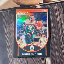 Topps 2007 Bowman Chrome Michael Redd #22 Refractor Black Bucks /199