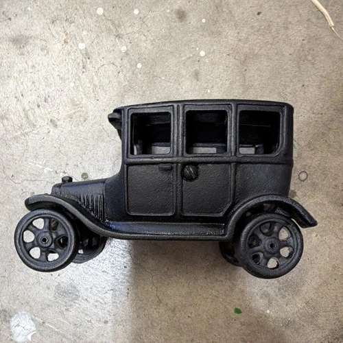 Vintage Cast Iron Toy Car - Age Level 17 Years & Up