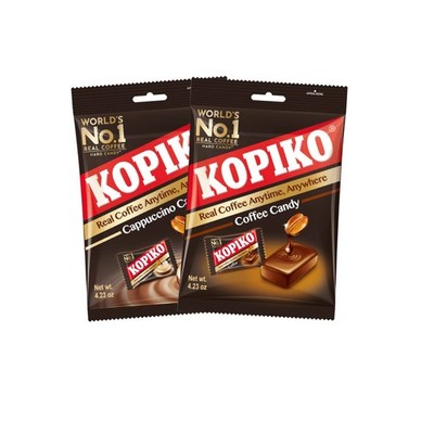 Kopiko Coffee & Cappuccino Candy   Bold-Tasty 4.23 Ounce (Pack of 2), Brown 
