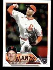2023 Topps Update #US157 - John Brebbia - San Francisco Giants Baseball Card