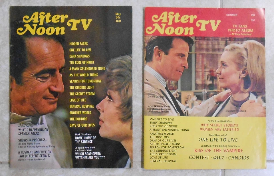 Lot of 16 Afternoon TV Magazines 1969 + 1970 - Vintage Soap Opera Gossip Pulps - Image 4 of 4