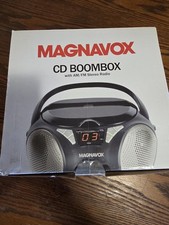 Magnavox MD6924 Portable Top Loading CD Boombox w/AM/FM Stereo