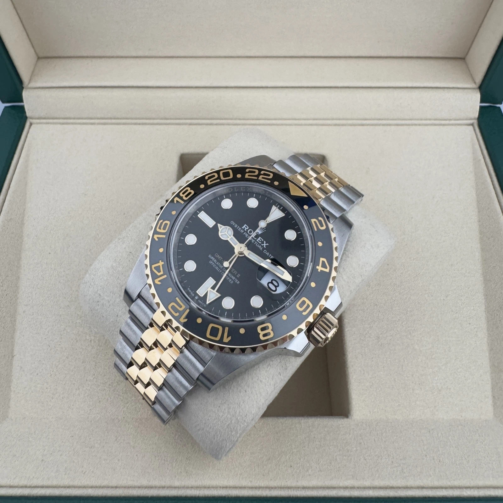 2025 NEW UNWORN Rolex GMT-Master II “Zombie” Two Tone Jubilee 126713GRNR