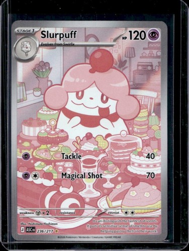 2026 Pokemon Ascended Heroes Slurpuff Illustration Rare #236/217