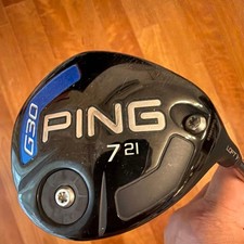 PING G30 7W 21° Fairway Wood PING TOUR 80 S Stiff High Launch Rare Right Hand