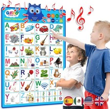 Gufino Alphabet Wall Chart - Bilingual Toys with Interactive Touch Buttons...