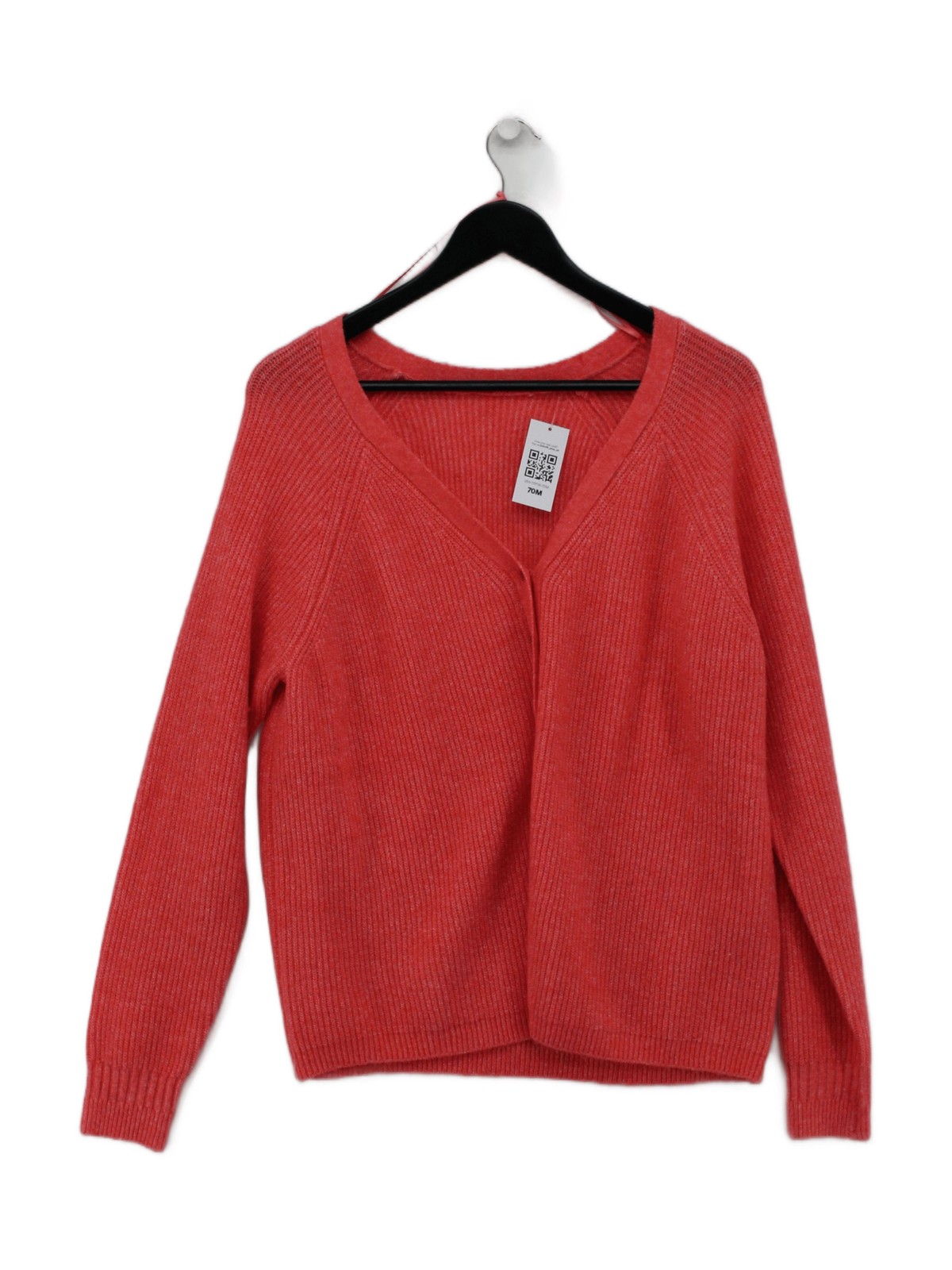 Joules Women's Cardigan M Orange Polyester with Acrylic, Wool, Elastane Cardigan